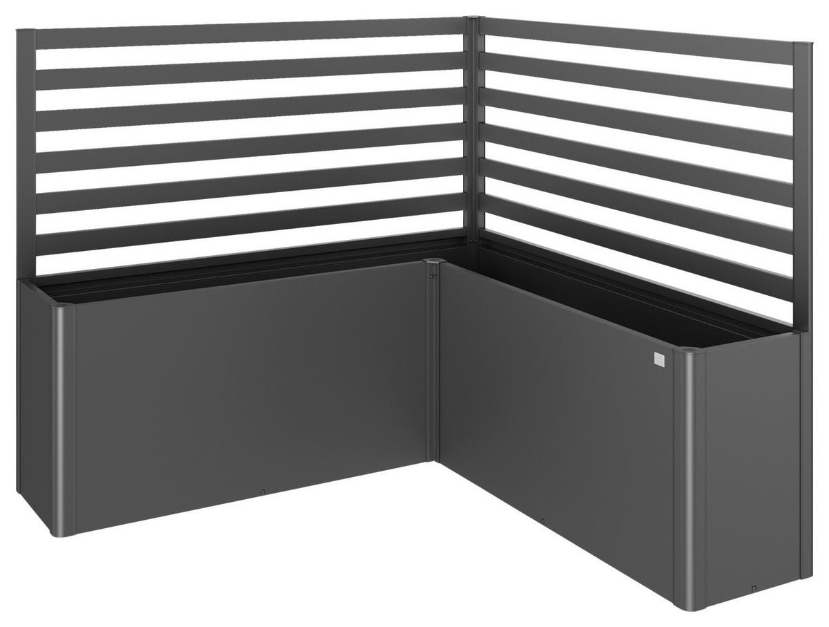 RANKGITTER ohne Hochbeet  - Dunkelgrau, Basics, Metall (201/91/201cm) - Biohort