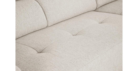 ECKSOFA Beige Struktur - Beige/Schwarz, Design, Kunststoff/Textil (205/284cm) - Xora