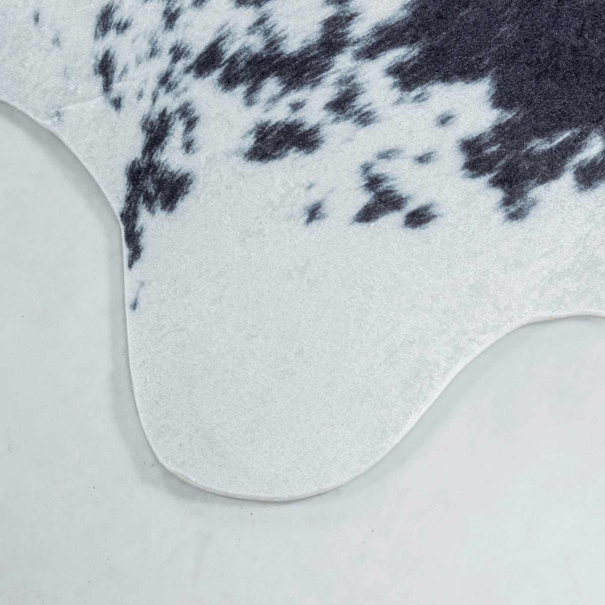 FELLTEPPICH 150/200 cm Etosha  - Schwarz/Weiß, Design, Leder/Textil (150/200cm) - Novel