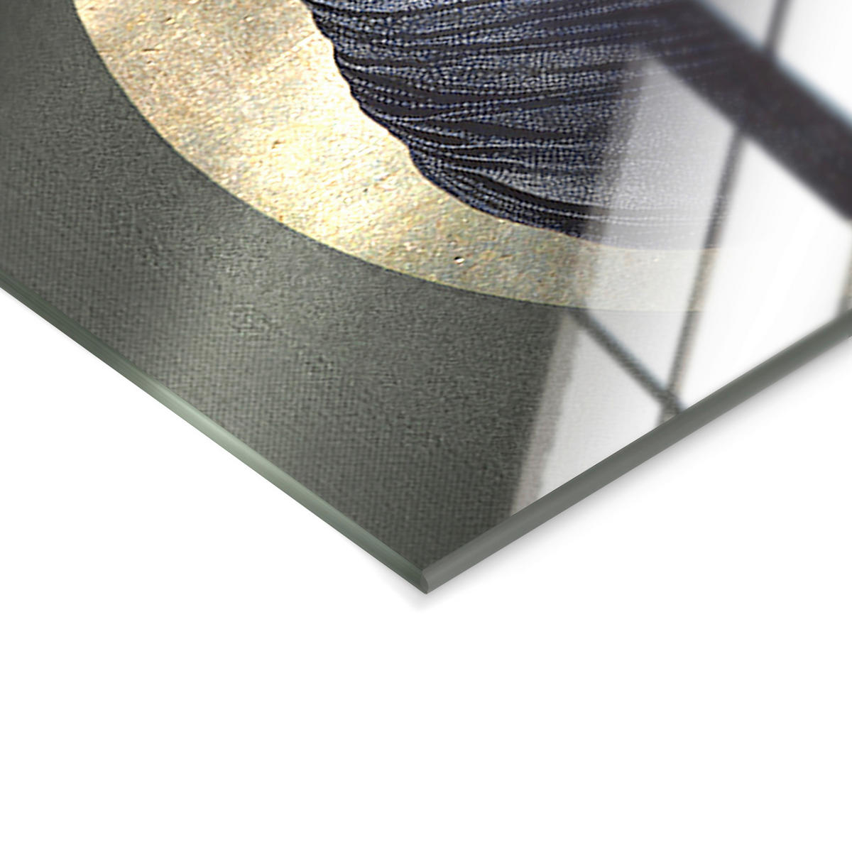 GLASBILD Frauen 70/100 cm  - Multicolor, Basics, Glas/Papier (70/100cm)