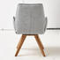 ARMLEHNSTUHL in Grau - Eichefarben/Grau, Design, Holz/Textil (65/89/60cm) - Venda ARMLEHNSTUHL in Grau - Eichefarben/Grau, Design, Holz/Textil (65/89/60cm) - Venda