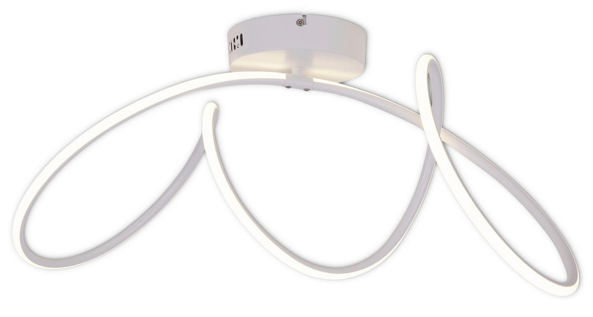 LED-DECKENLEUCHTE Odrive   - Weiß, Design, Kunststoff/Metall (28/67cm) - Näve