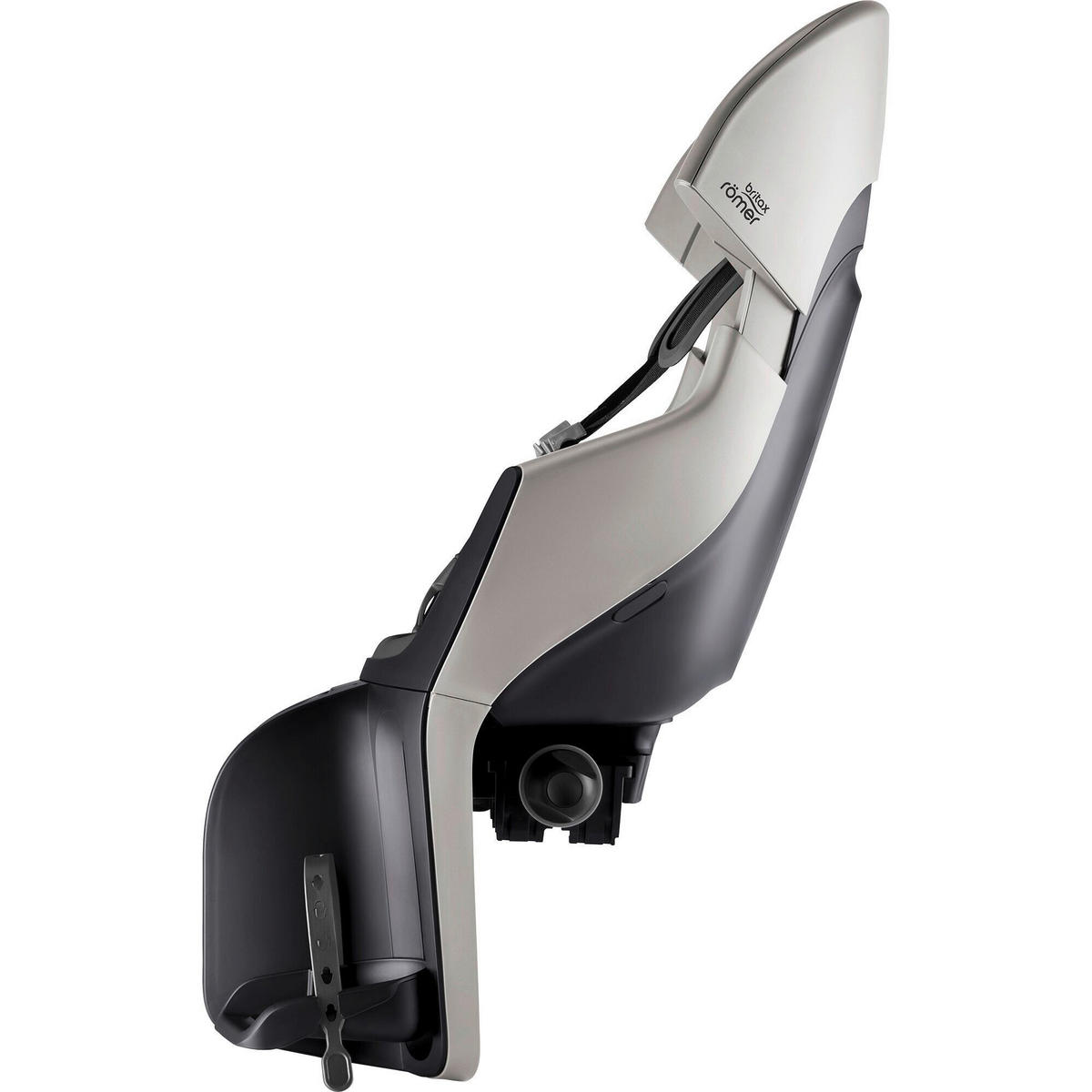 FAHRRADKINDERSITZ - Graublau/Weiß, Basics, Kunststoff/Textil (44/79/39,5cm) - Britax Römer