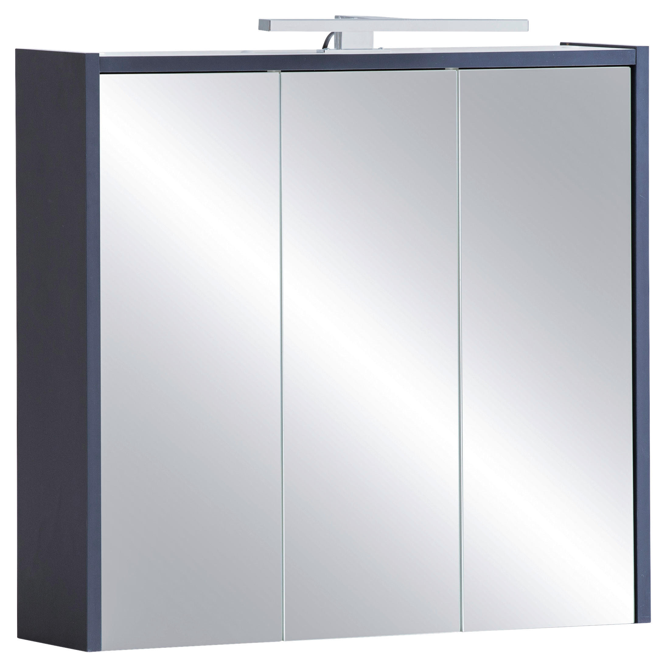 Mid.you Spiegelschrank Lovis SPS 650 Dunkelblau 65.0x62.7x16.0 cm