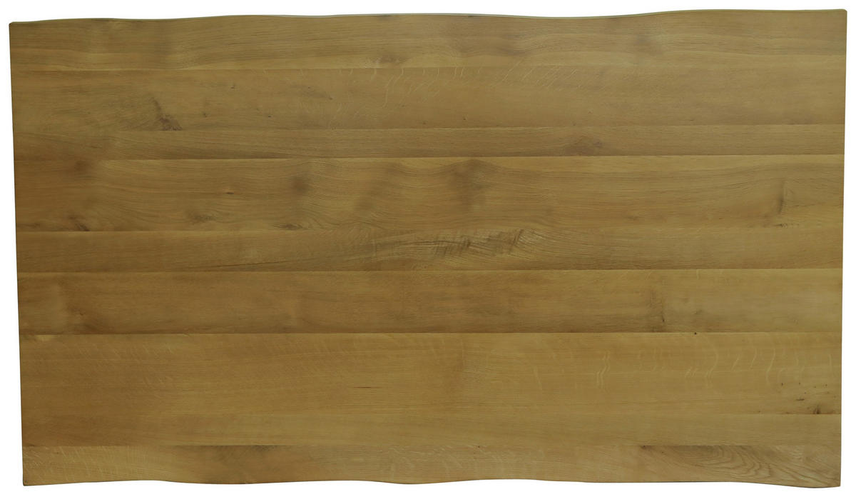 ESSTISCH in Holz, Metall 140/80/76 cm  - Eichefarben/Schwarz, LIFESTYLE, Holz/Metall (140/80/76cm) - Linea Natura