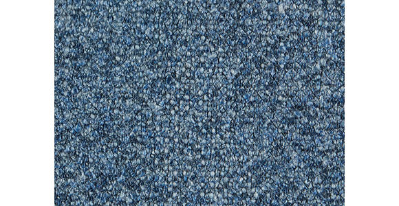 ECKSOFA  in Flachgewebe Blau  155/234 cm  - Blau/Schwarz, Design, Textil/Metall (155/234cm) - Dieter Knoll