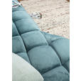 ECKSOFA Petrol Flachgewebe  - Petrol/Schwarz, MODERN, Kunststoff/Textil (235/275cm) - Landscape