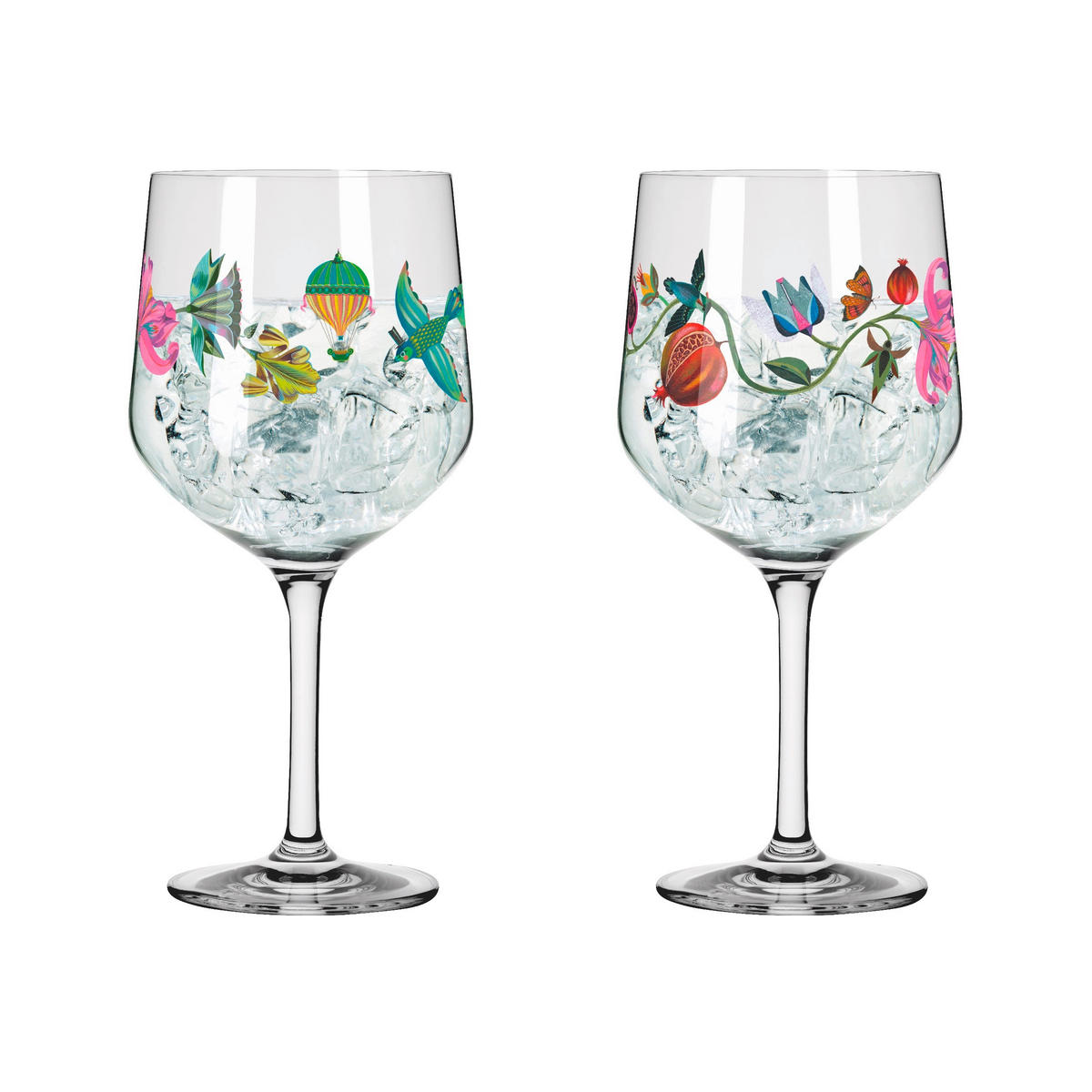GINGLAS 720 ml 2-teilig  - Multicolor, LIFESTYLE, Glas (10,7/21,8/10,7cm) - Ritzenhoff