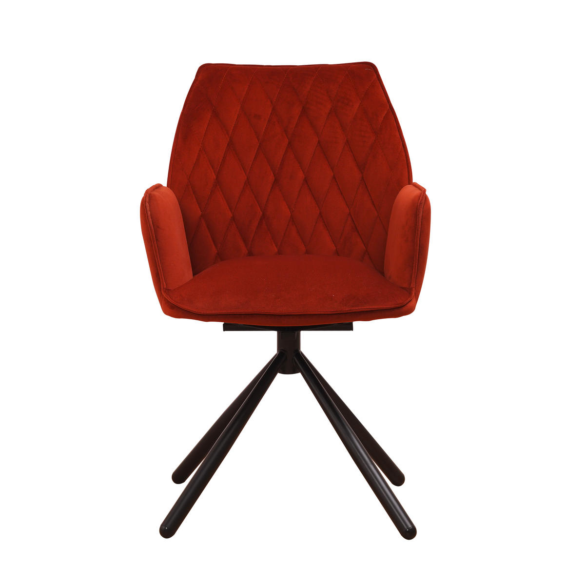SADA STOLIČIEK S PODRÚČKAMI 2 kus - čierna/medená, Modern, kov/textil (57,5/92/52cm) - MID.YOU