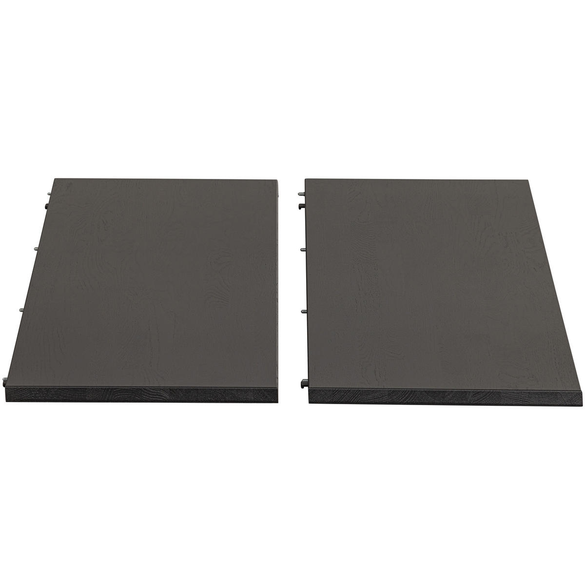 ESSTISCH in Holz 120-200/120/75 cm  - Schwarz, Design, Holz (120-200/120/75cm) - Livetastic