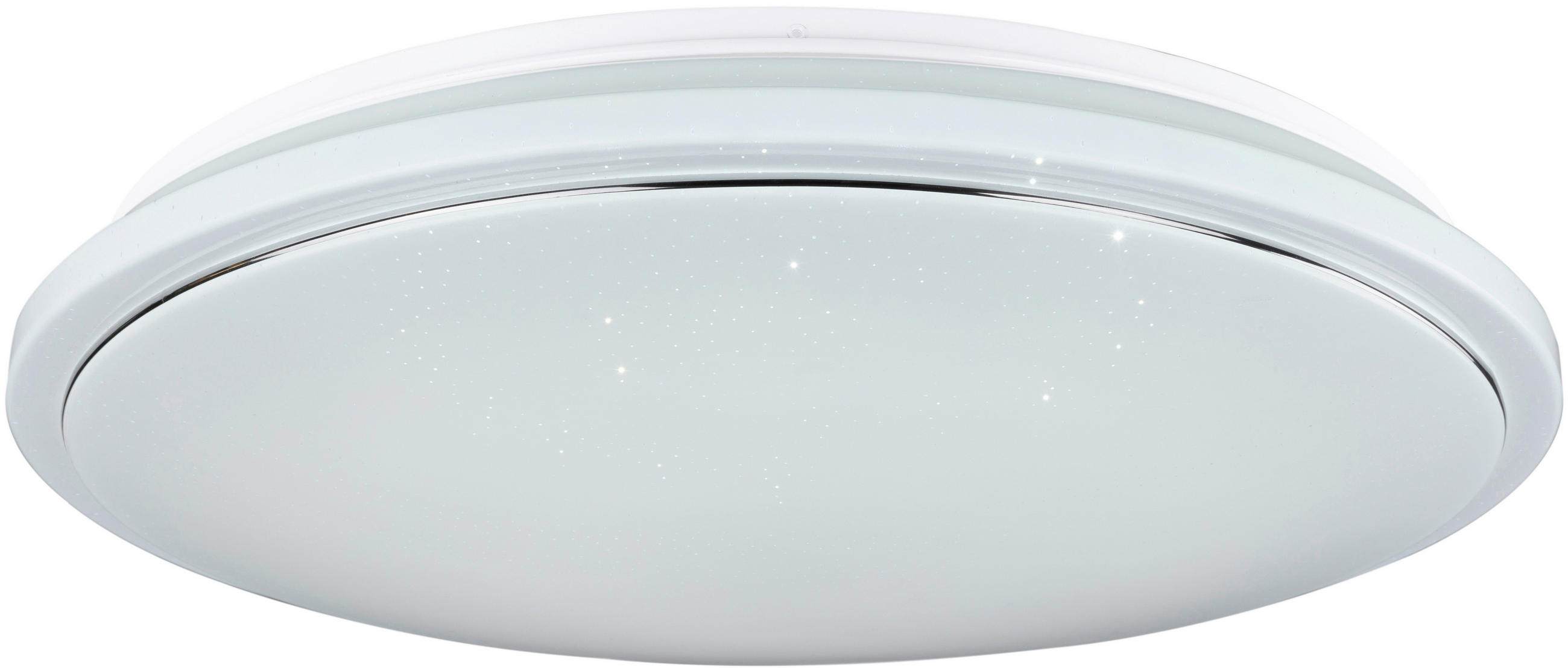 STROPNÉ LED SVIETIDLO, 56/10 cm  - biela, Basics, kov/plast (56/10cm) - Novel