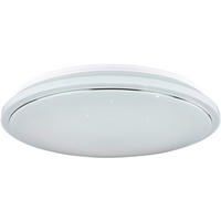 LED-DECKENLEUCHTE 21.5/42.5/21.5 W  56/10 cm    - Weiss, Basics, Kunststoff/Metall (56/10cm) - Novel