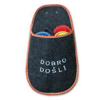 SET PAPUČA ZA GOSTE  višebojna   - višebojna, Konvencionalno, tekstil (20/40cm)