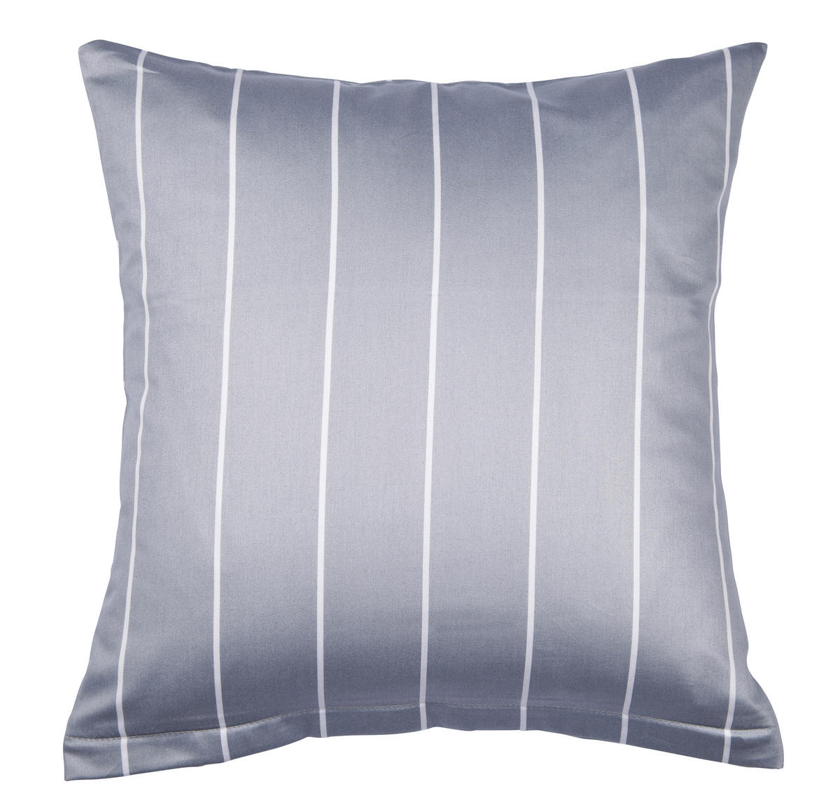 KISSENHÜLLE Giulietta 80/80 cm  - Platinfarben/Weiß, KONVENTIONELL, Textil (80/80cm) - Janine