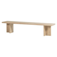 SITZBANK 220/47/45 cm Naturfarben Mangoholz massiv  - Naturfarben, MODERN, Holz (220/47/45cm) - Livetastic