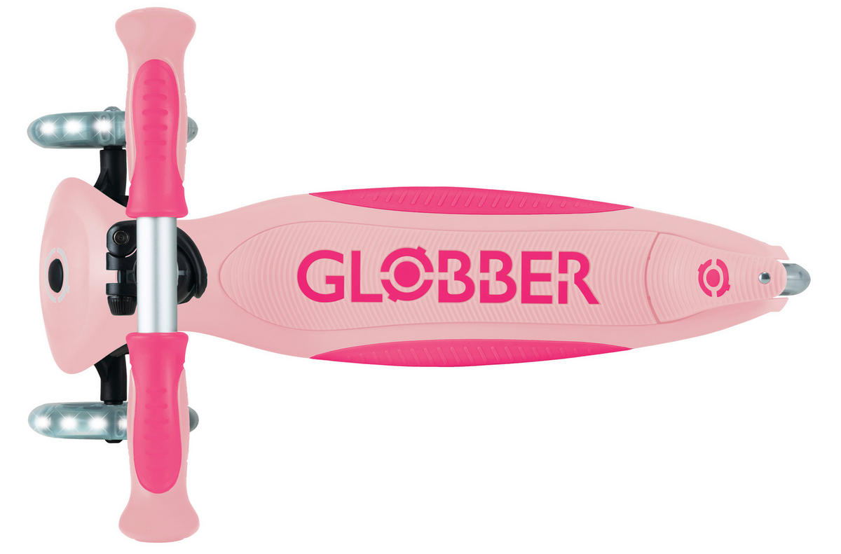 LAUFRAD GO-UP DELUXE LIGHTS  - Rosa, Basics, Kunststoff/Metall (64/22/98,5cm) - GLOBBER