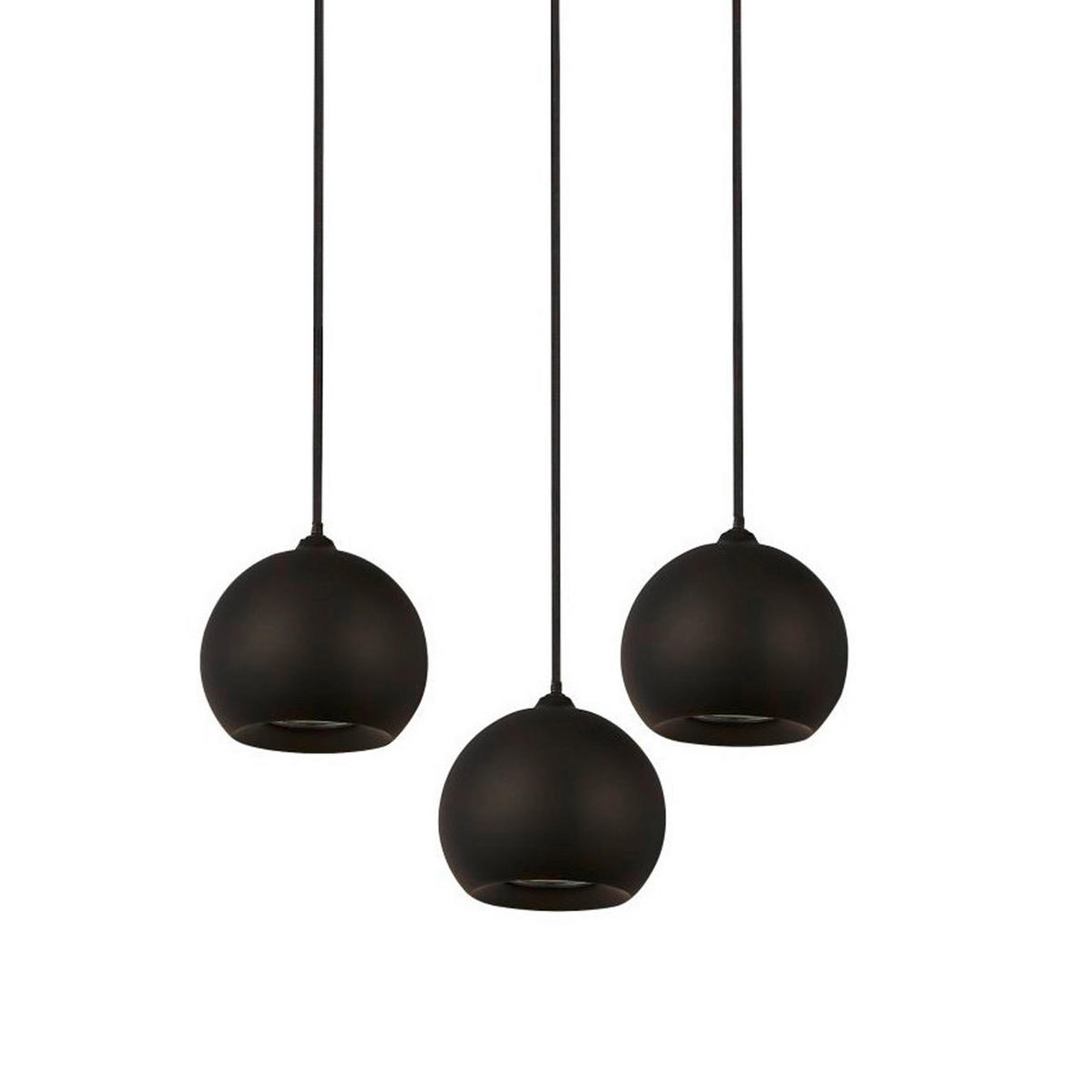 VISEČA NIHALNA SVETILKA  Eindhoven      39/200 cm      GU10 - črna, Design, kovina (39/200cm)