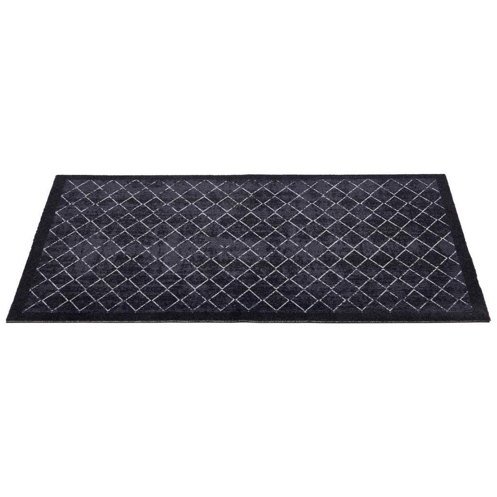 Thumbnail - Esposa FUßMATTE, Schwarz, Weiß, Textil, Karo, rechteckig, 60x90 cm, für alle Fußböden geeignet, Teppiche & Böden, Fuß & ...