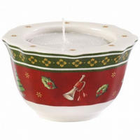 TEELICHTHALTER - Rot/Goldfarben, Design, Keramik (4cm) - Villeroy & Boch