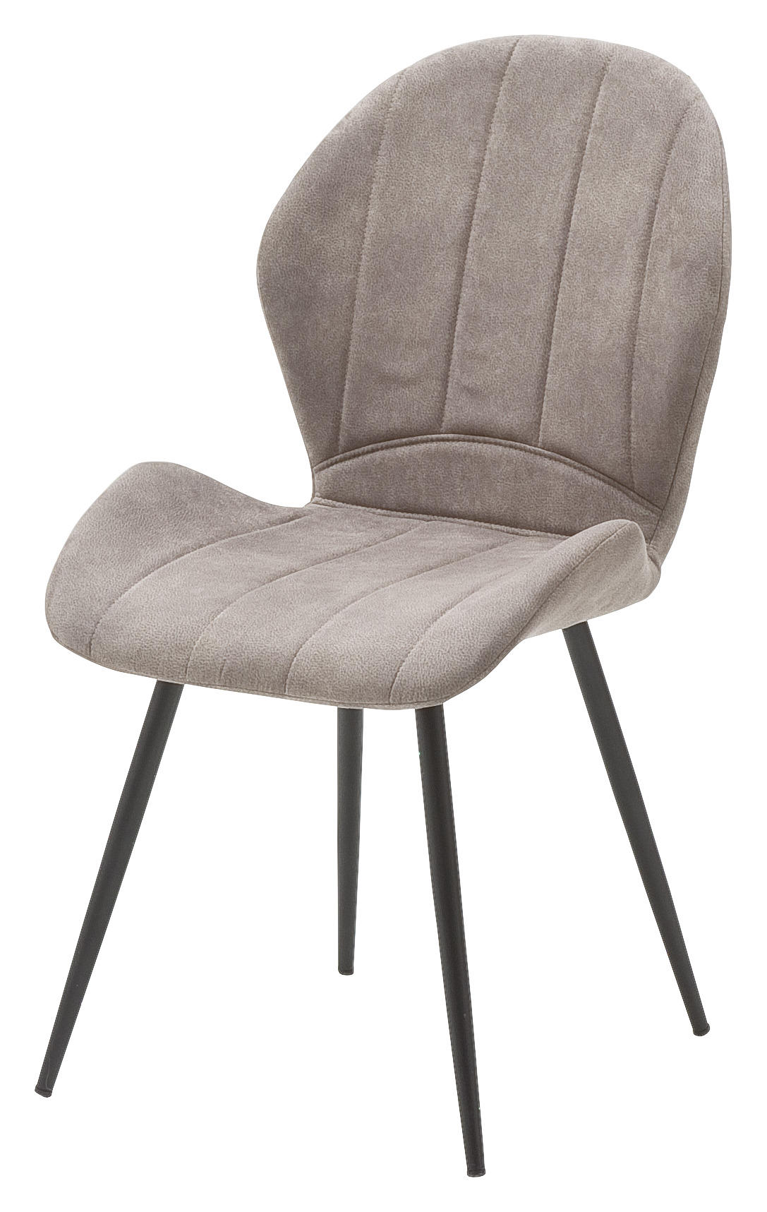 STUHL Flachgewebe Sandfarben  - Sandfarben/Anthrazit, Basics, Textil/Metall (51/89/56cm) - Livetastic