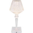 AKKU-TISCHLEUCHTE 12/26 cm  - Klar, KONVENTIONELL, Kunststoff (12/26cm) - Novel