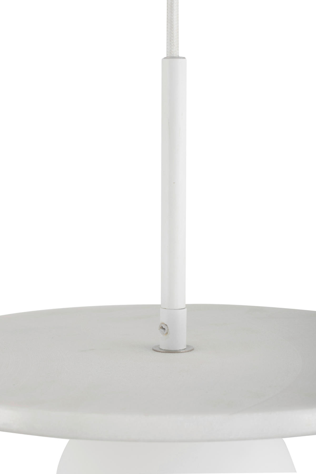 HÄNGELEUCHTE 28/132 cm   - Weiß, Design, Glas/Stein (28/132cm) - Collet's Monde