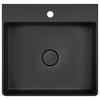 WASCHBECKEN 50/11/47,3 cm  - Schwarz, Basics, Keramik (50/11/47,3cm) - Systemceram