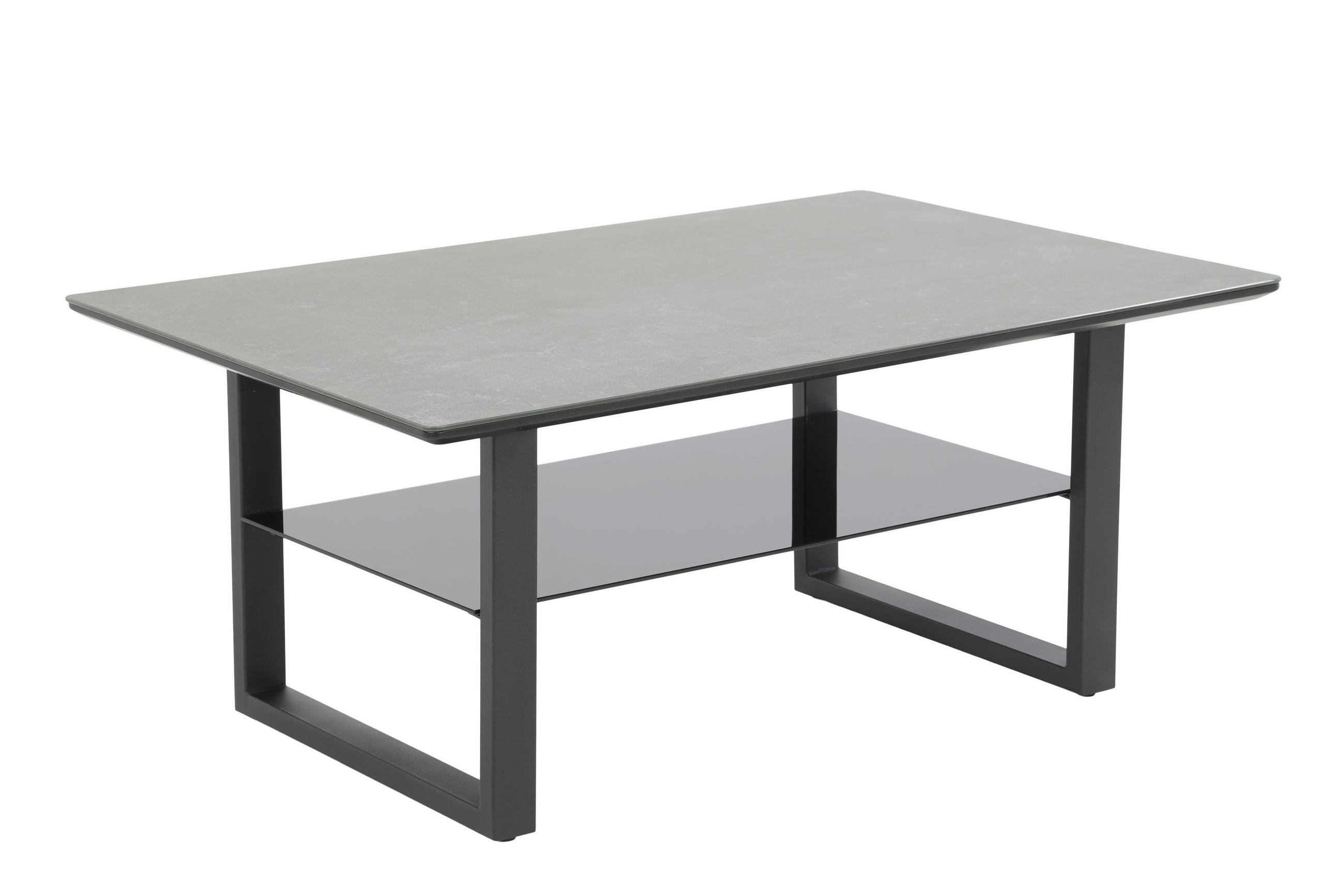 Boxxx Couchtisch Schwarz, Anthrazit 69x45x105 cm