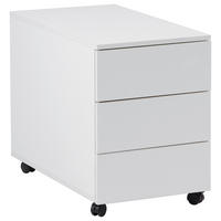 ROLLCONTAINER 39/55/70 cm  - Weiß, MODERN, Holzwerkstoff/Kunststoff (39/55/70cm) - Livetastic