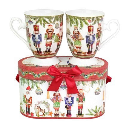 KAFFEEBECHER  320 ml   - Multicolor, LIFESTYLE, Karton/Keramik (8,5/10,7cm) - X-Mas