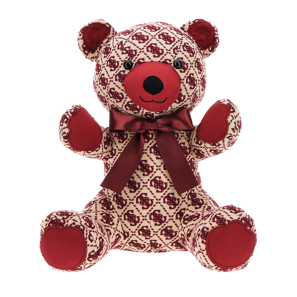 OKRASNI MEDVED - bordo, Konvencionalno, tekstil (25/30/17cm) - Guess