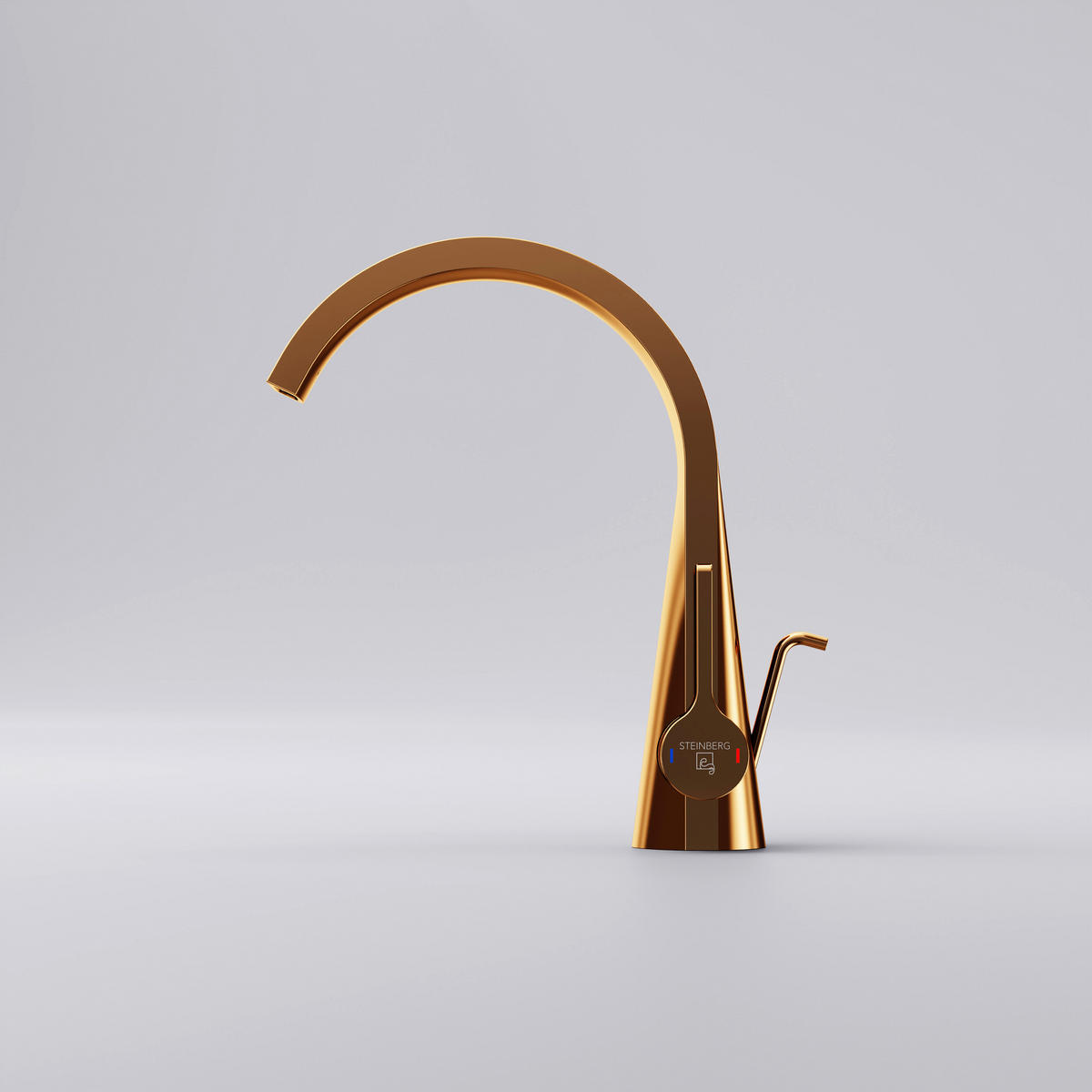 WASCHTISCHARMATUR 5,8/22,6/18,6 cm  - Roségold, MODERN, Metall (5,8/22,6/18,6cm)