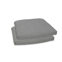 GARTENSITZKISSENSET Uni  - Grau, Basics, Textil (40-47/5/45cm)