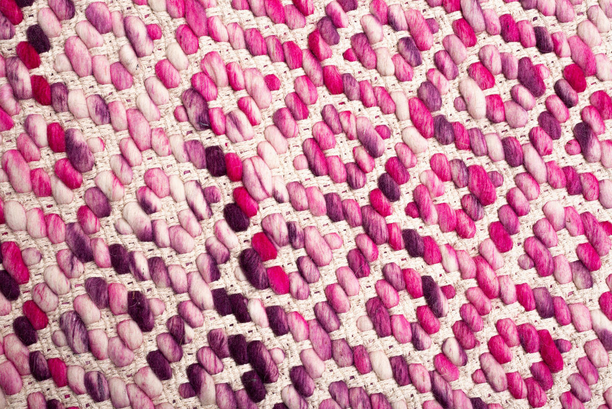 HANDWEBTEPPICH 160/230 cm Pink  - Pink, Design, Textil (160/230cm) - Tom Tailor