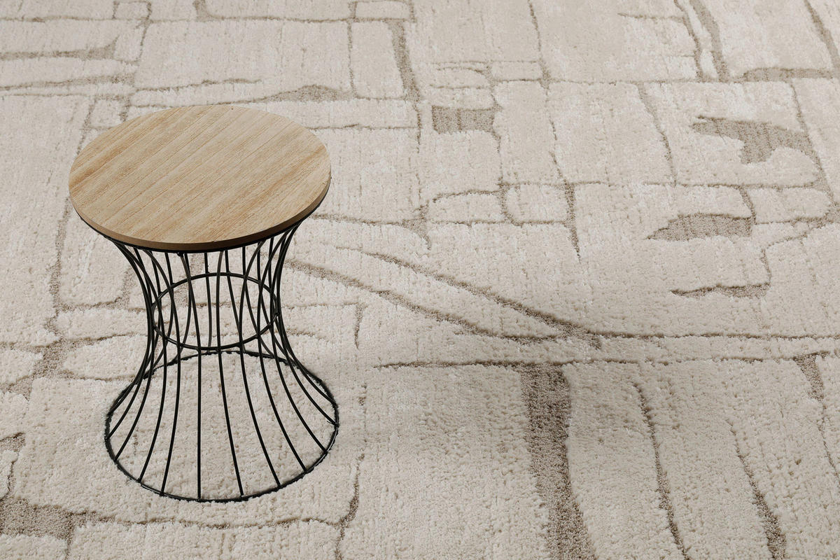 WEBTEPPICH 140/200 cm Nils Creme  - Creme, Design, Textil (140/200cm) - Novel