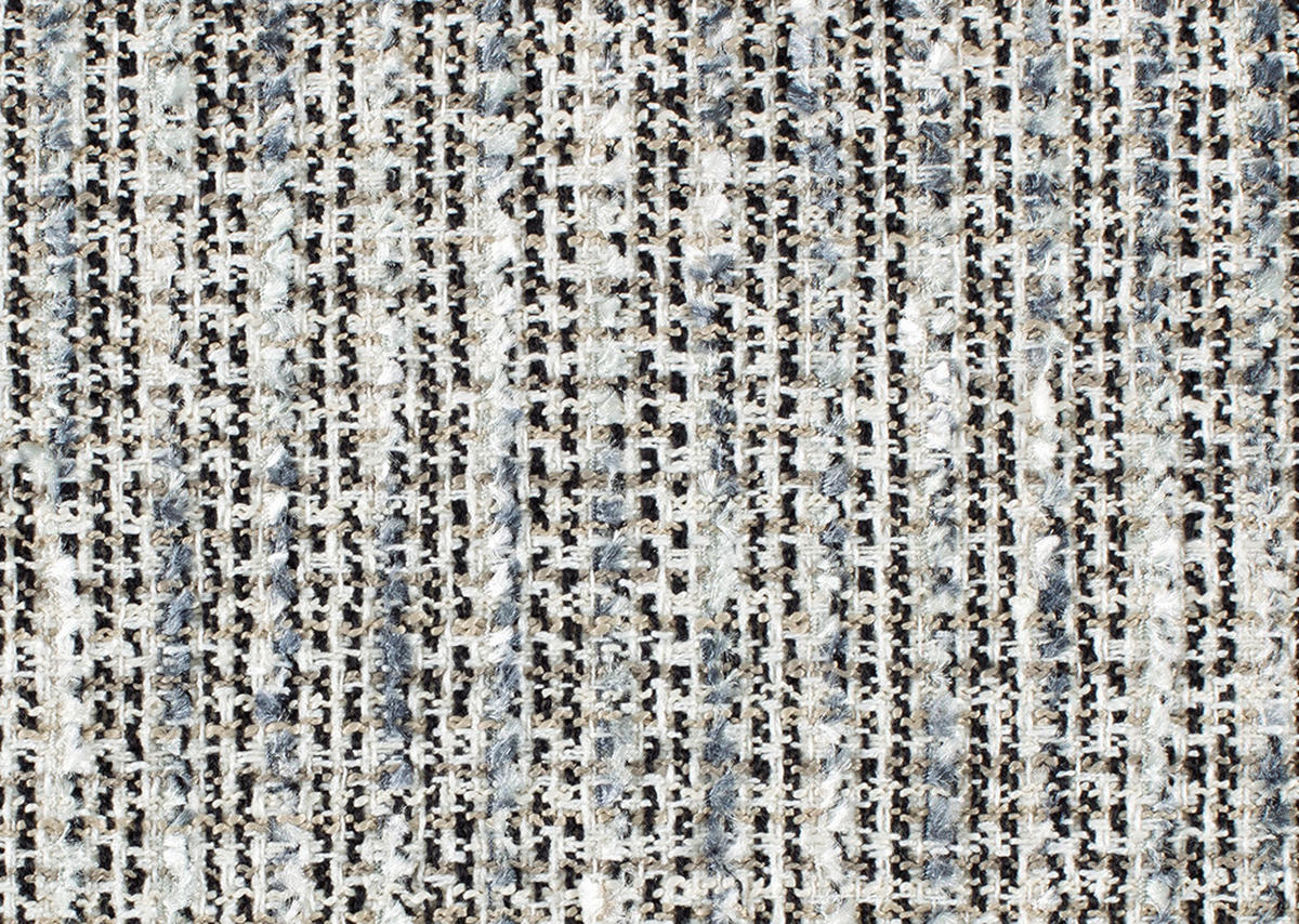 ECKSOFA in Webstoff, Struktur Blau, Sandfarben  - Sandfarben/Blau, Design, Textil/Metall (265/172cm) - Joop!