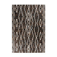 Traversă - alb/negru, Basics, piele (80/150cm) - Kayoom