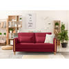 SCHLAFSOFA in Holz, Textil Rot, Buchefarben  - Buchefarben/Rot, Design, Holz/Textil (174/88/104cm) - Niels Andersson