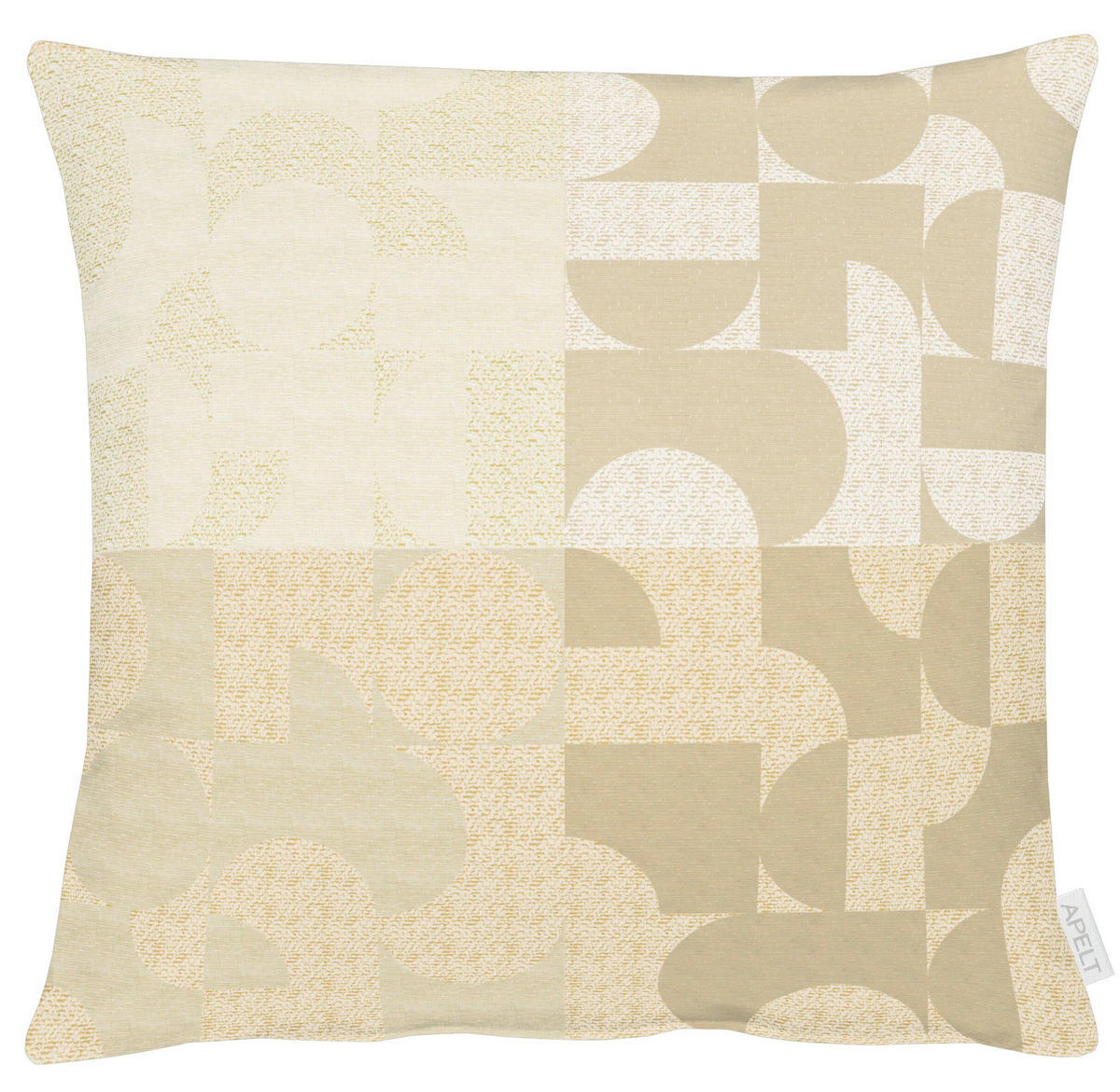 KISSENHÜLLE 49/49 cm  - Beige, Design, Textil (49/49cm) - Apelt