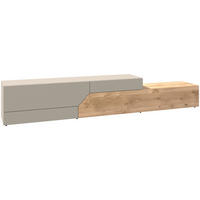 LOWBOARD Taupe, Wildeiche  288/50/44,5 cm  - Taupe/Wildeiche, Design, Holz/Holzwerkstoff (288/50/44,5cm) - Voglauer