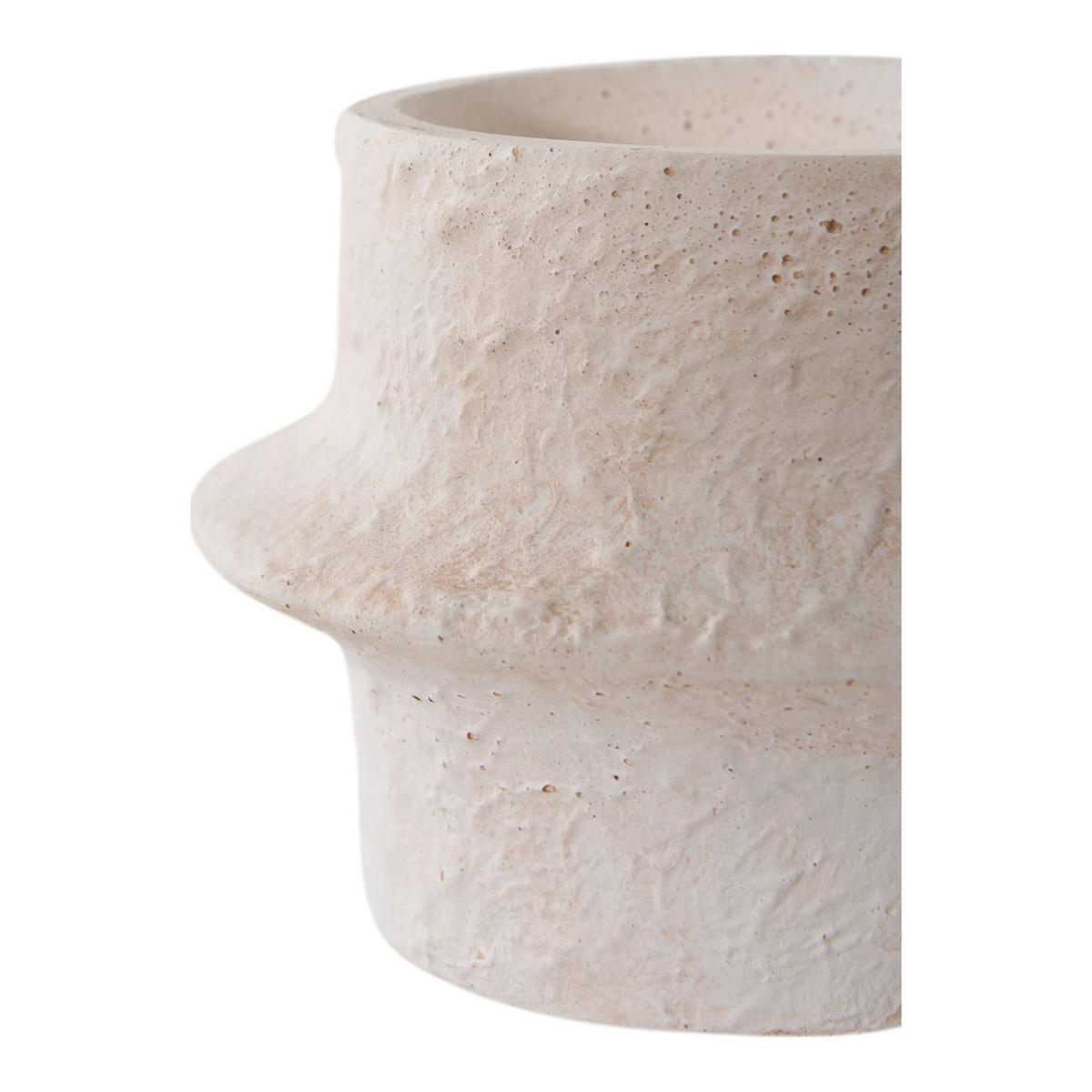 KERZENHALTER-SET - Creme, Basics, Stein