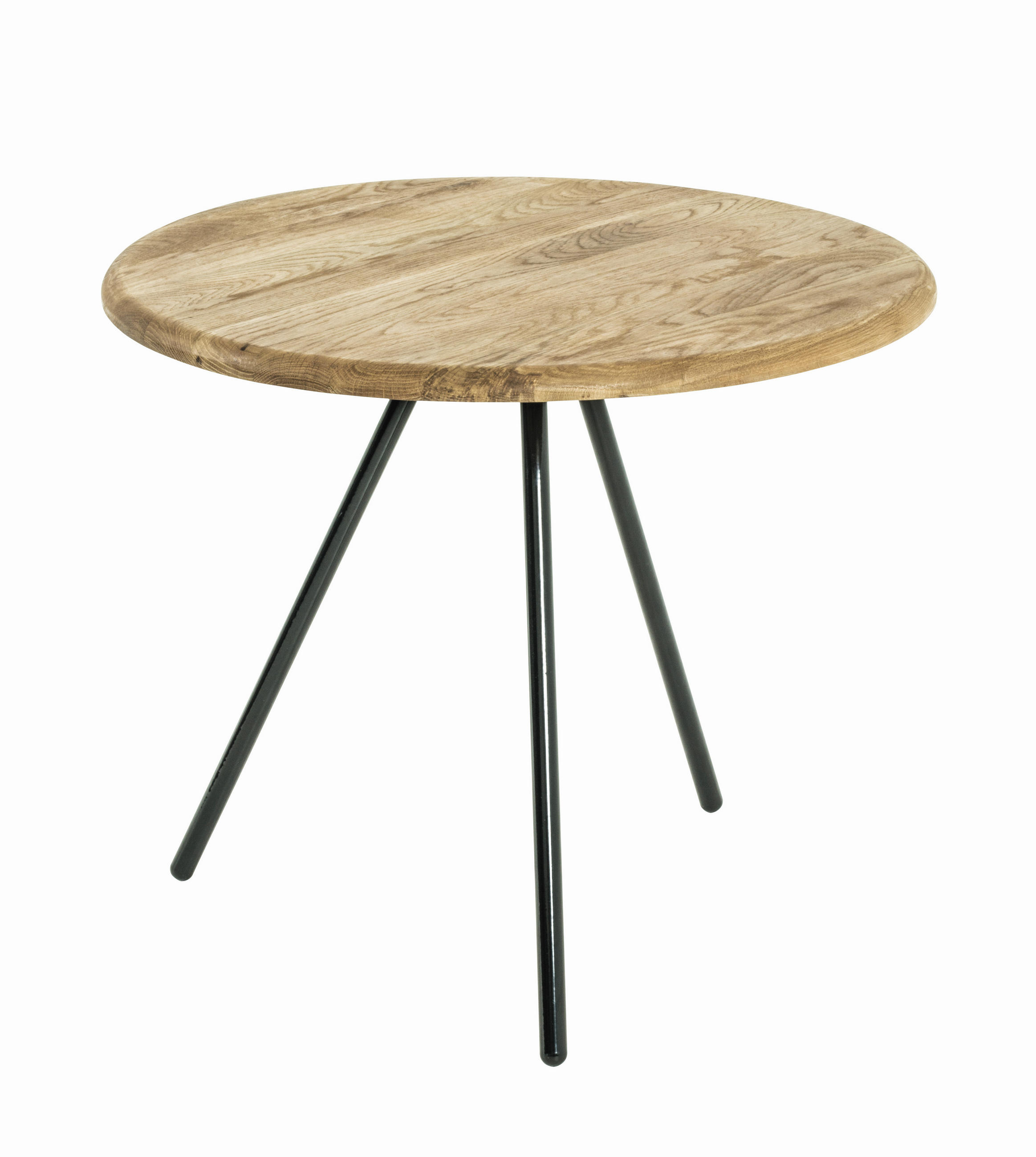 XXXLutz Beistelltisch Schwarz, Eiche 50x43x50 cm