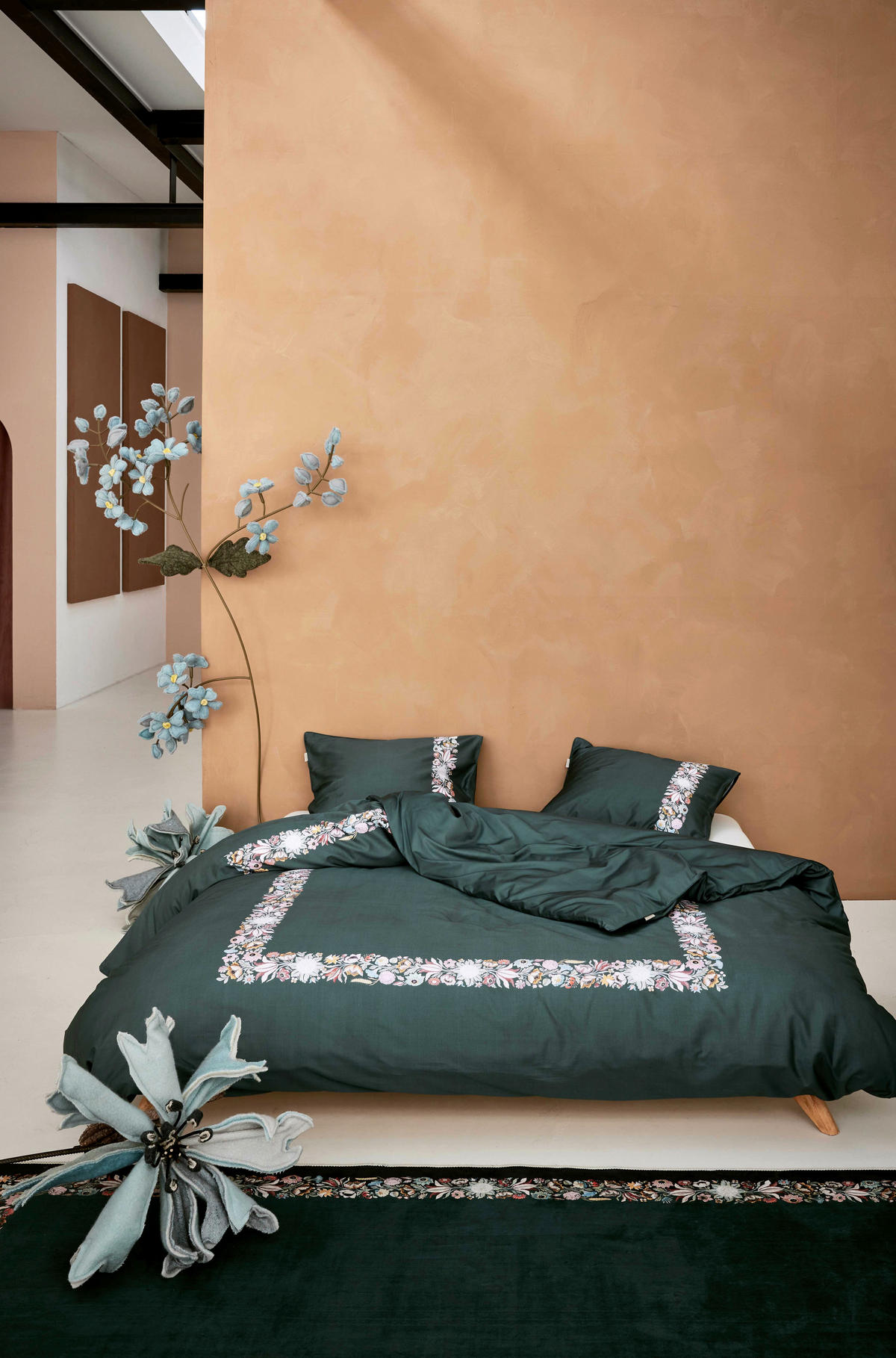 BETTWÄSCHE H/W 2024 Satin 140/200 cm  - Grün, Basics, Textil (140/200cm) - Essenza