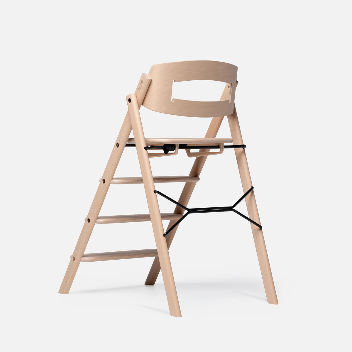 STOLČEK ZA HRANJENJE  KAOS Klapp High Chair    45,5/60/81 cm       bukev (jedrovina)  - bukev (jedrovina), Basics, les (45,5/60/81cm)