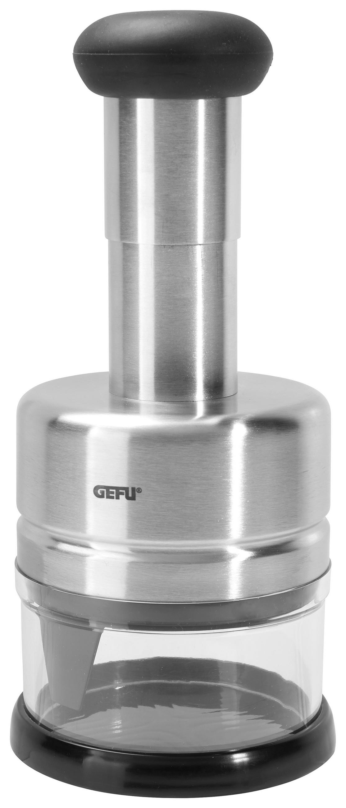UNIVERSALZERKLEINERER - Klar/Edelstahlfarben, Konventionell, Kunststoff (9,3/22,3cm) - Gefu