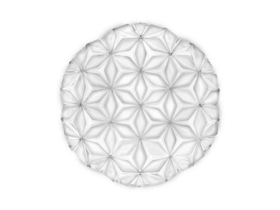 DECKENLEUCHTE La Vie 71/74/21 cm   - Transparent/Weiß, Design, Kunststoff (71/74/21cm) - Slamp