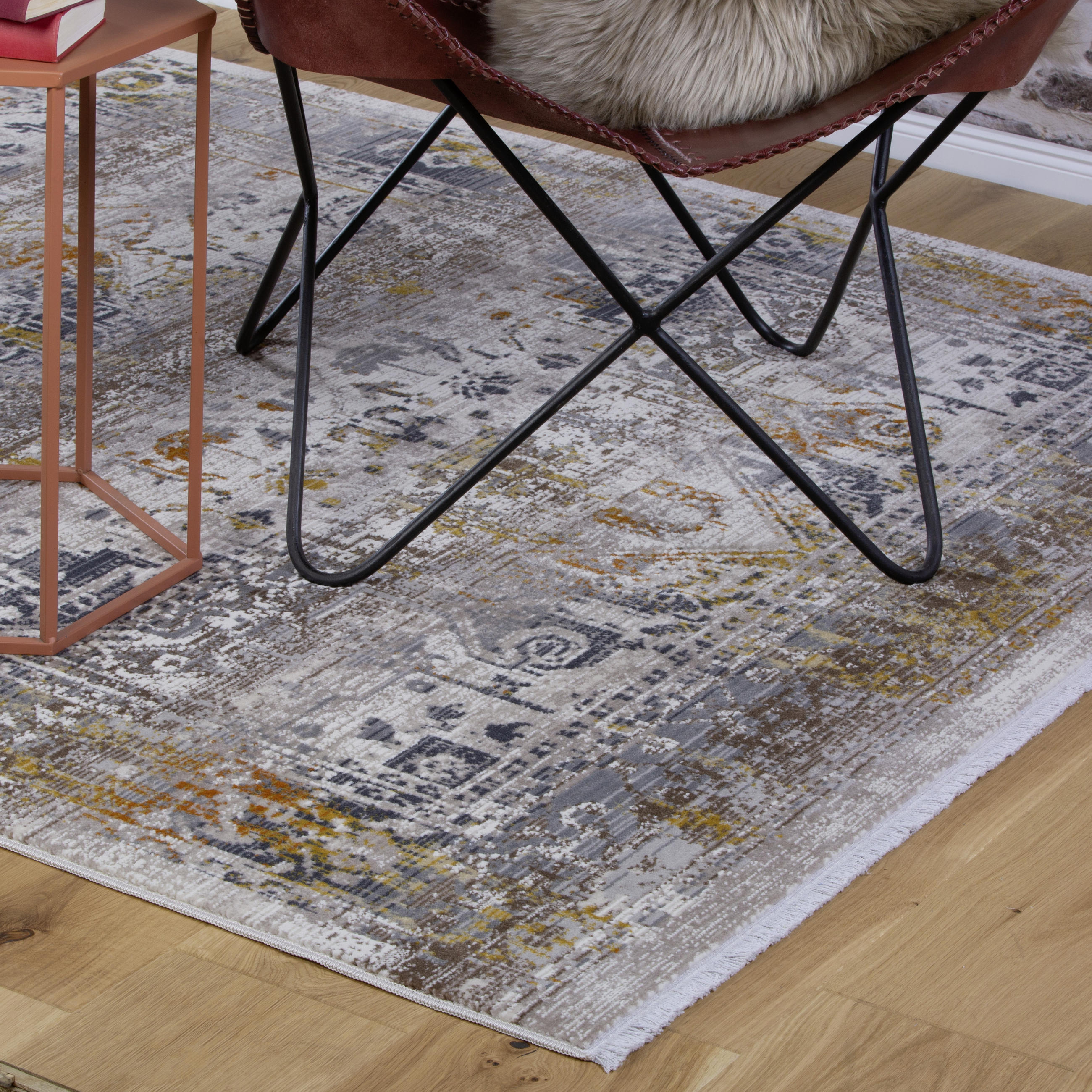 WEBTEPPICH 80/150 cm My Inca Taupe  - Taupe, Design, Textil (80/150cm) - Obsession