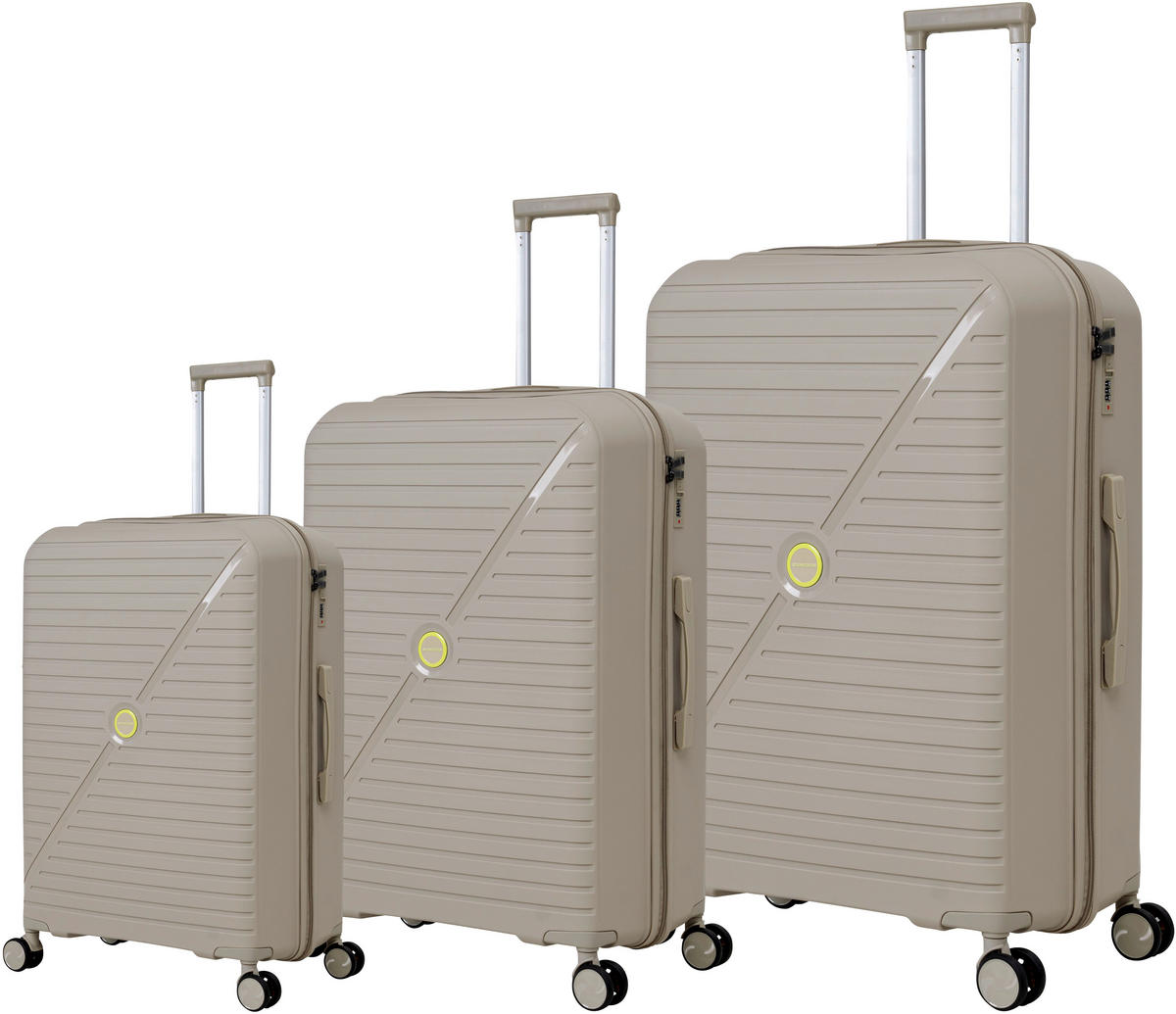 REISEKOFFER Beige  - Beige, Design, Textil (50/76/32cm) - Schneiders