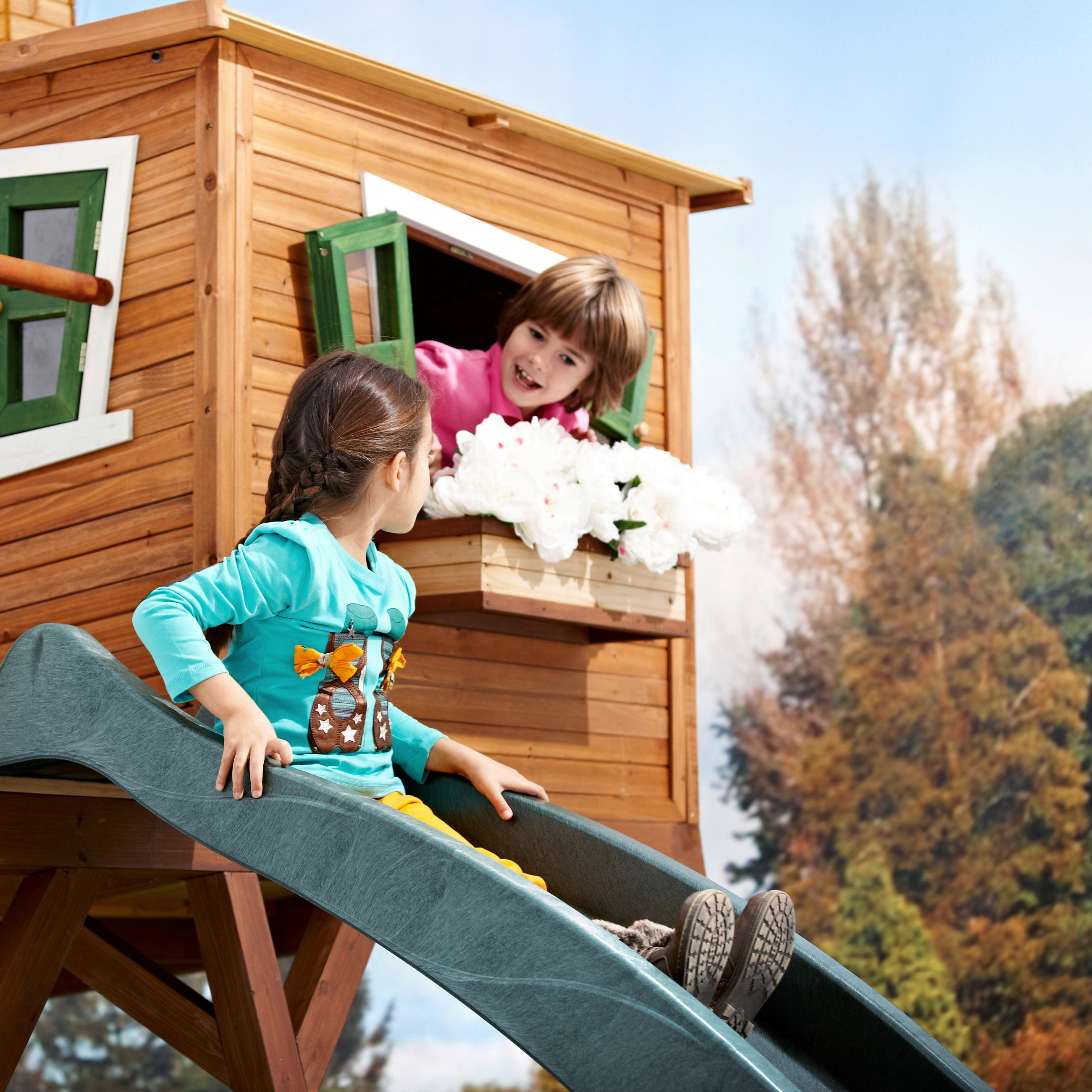 BLUMENKASTEN Holz  - Braun, KONVENTIONELL, Holz (54/11,5/19cm) - Ambia Garden