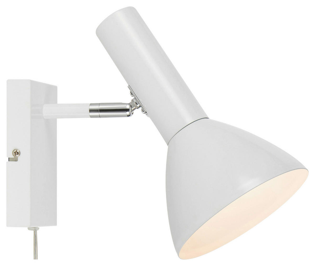 WANDLEUCHTE METRO 25,5/25/15,5 cm   - Weiß, Basics, Metall (25,5/25/15,5cm) - Markslöjd